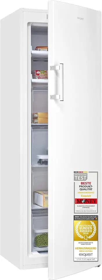 Exquisit Gefrierschrank GS5271-NF-H-040D 204 l No Frost Weiß