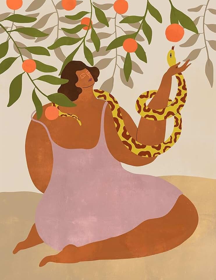 Smell the Orange Poster Print - Arty Guava (18 x 24)