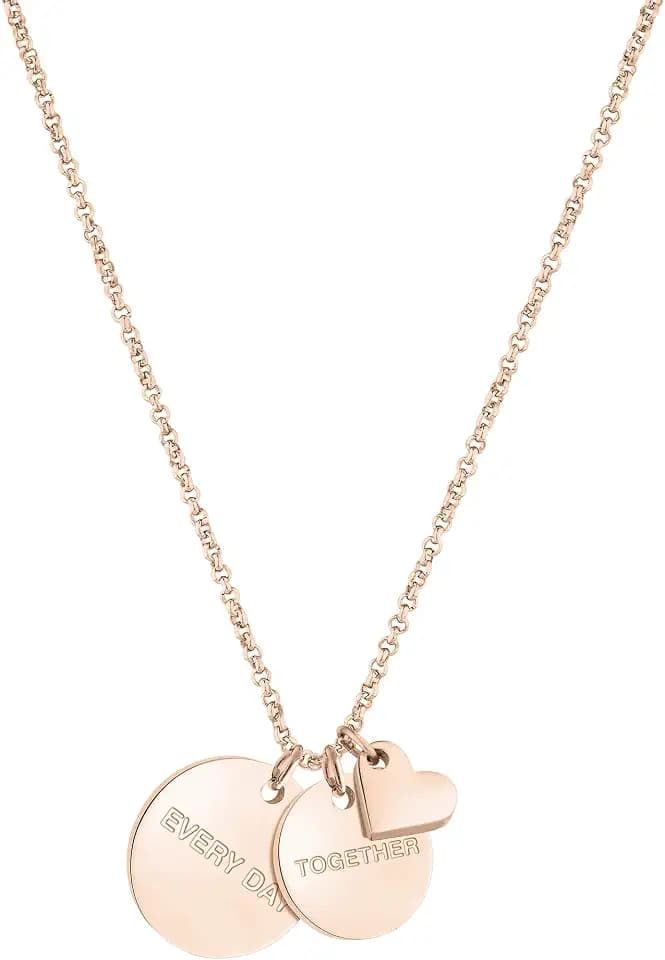 LIEBESKIND BERLIN Damen Schmuck Halskette und Armband aus Edelstahl - Silber, Gold, Roségold, Schwarz – verstellbar – Geschenkidee
