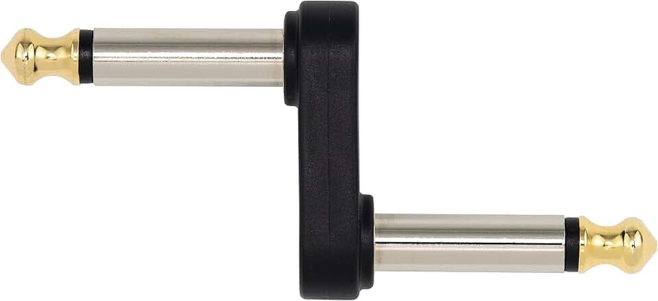 D'Addario Accessories 1/4 Inch Male Mono Offset Adapter