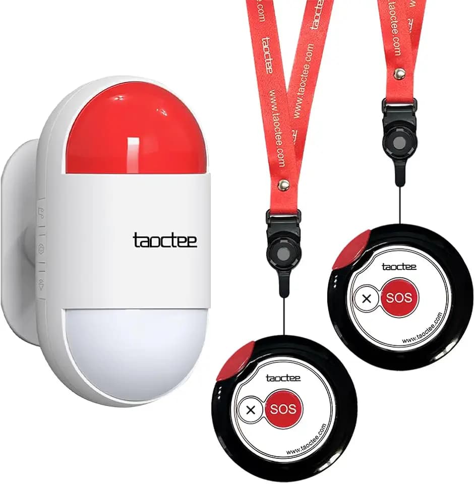 Panic Button Alarm Remote Siren Emergency Alert System for Elderly