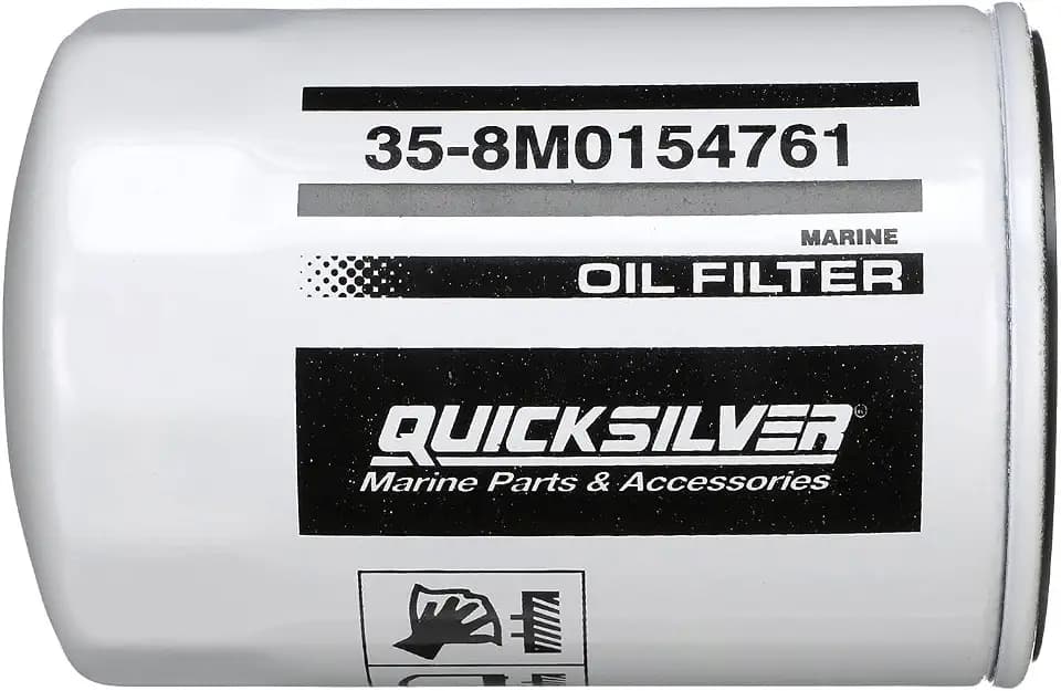 Quicksilver 20 Micron Oil Filter - Replaces Crusader 201104, Fram PH13, Mallory 9-57811, Marine Power 0905-000-0, OMC 173233/502901, Volvo 3850559, Wix 51061, Yamaha YSC-14231-20-0C, Sierra 18-7875