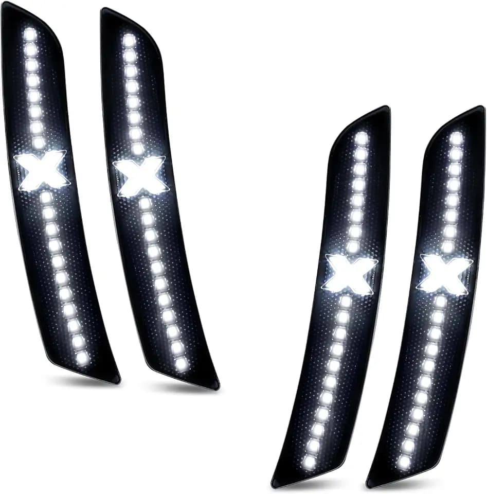 D-Lumina LED Side Marker Lights Smoked Lens for Chevy Camaro 2016-2024