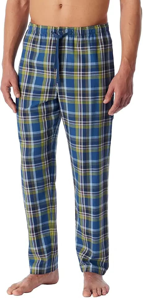 Schiesser Herren Schlafhose lang Web - Mix + Relax - Cotton