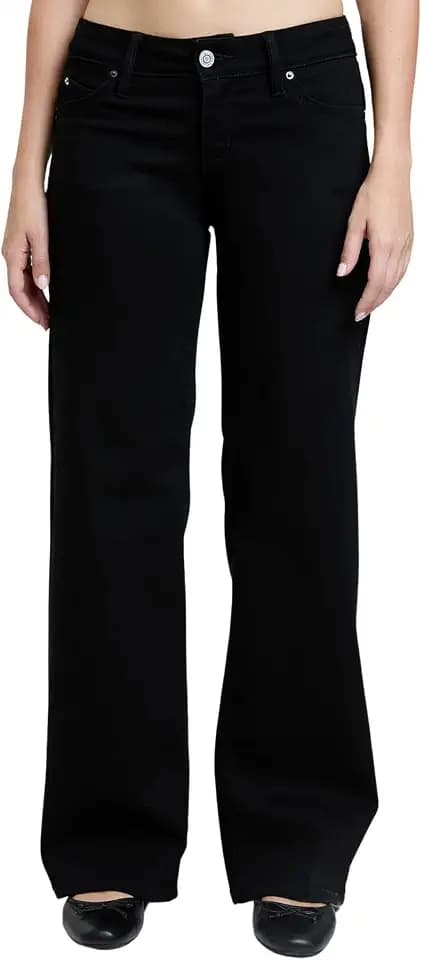 YMI Women's YMI Jeans Women’s Sustainable Wannabettabutt Low Rise Wide Leg Jeans