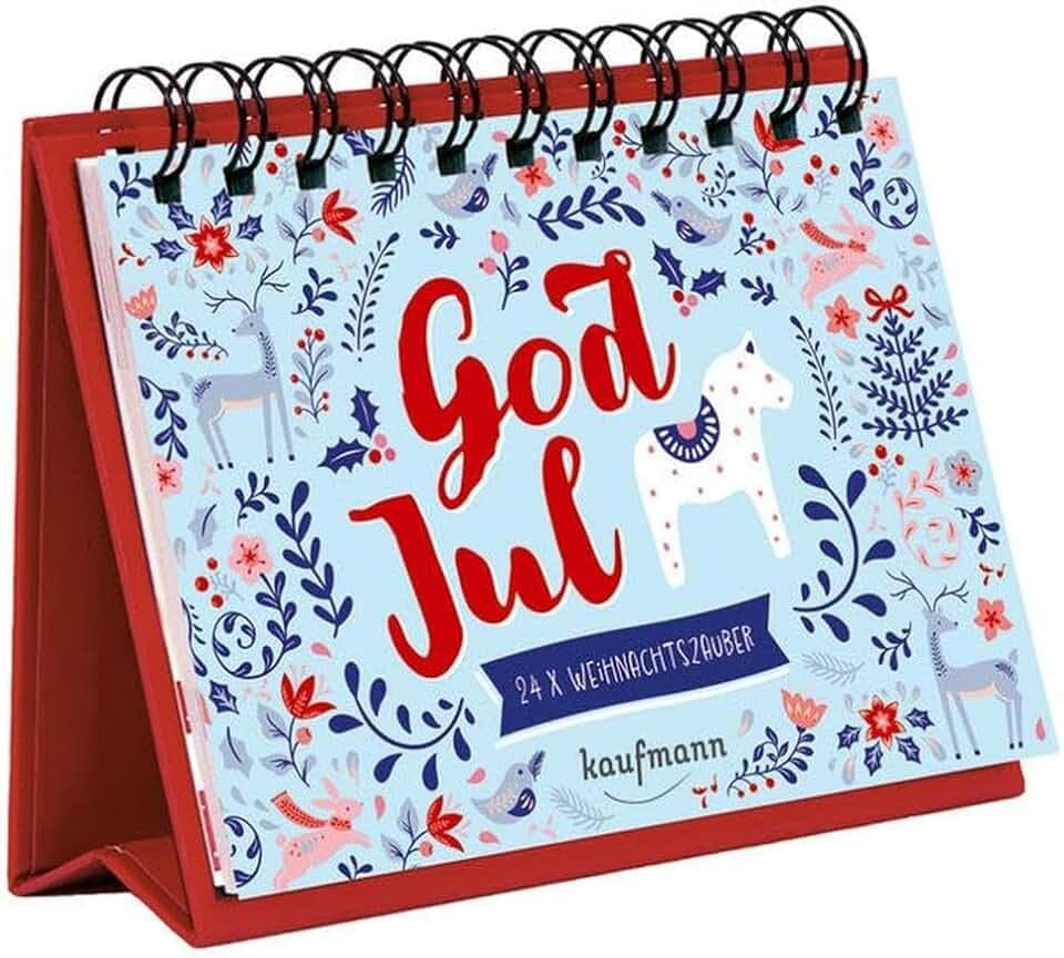 God Jul: 24 x Weihnachtszauber (Adventskalender für Erwachsene: Ein Aufstell-Buch)