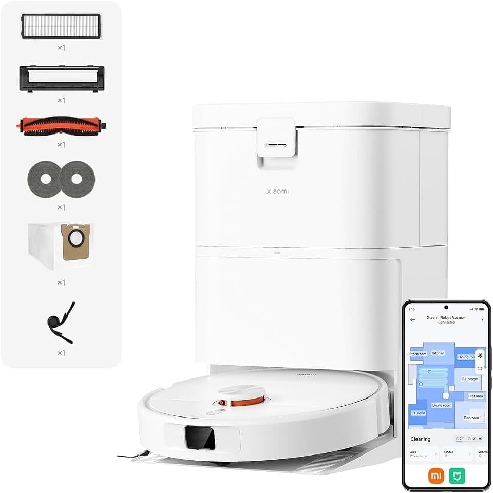 XIAOMI H50 Saugroboter mit Wischfunktion, 10.000 Pa, Wischpad-Anhebung
