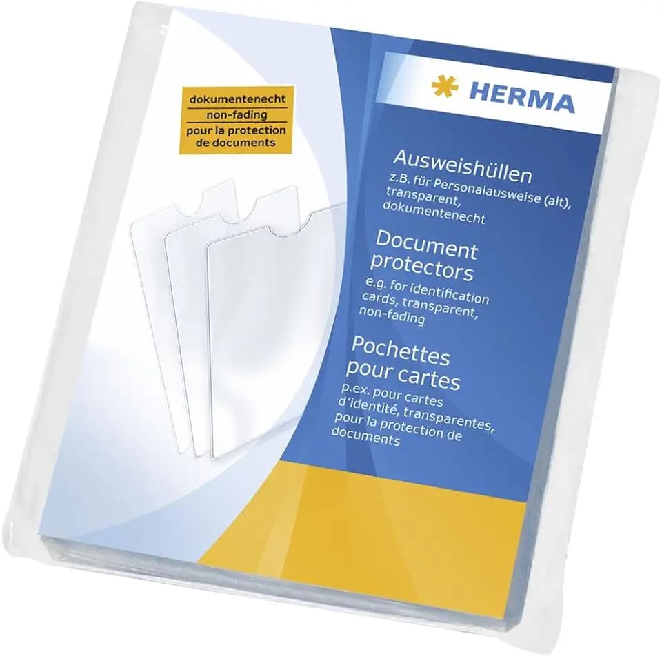 Herma 5016 Ausweissteckhüllen A7 transparent