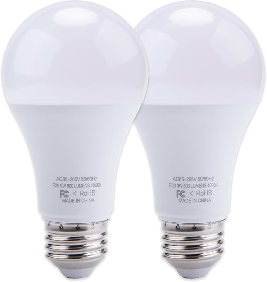 LikeLion 2 Pack LED Garage Door Opener Bulbs, 4000K, White