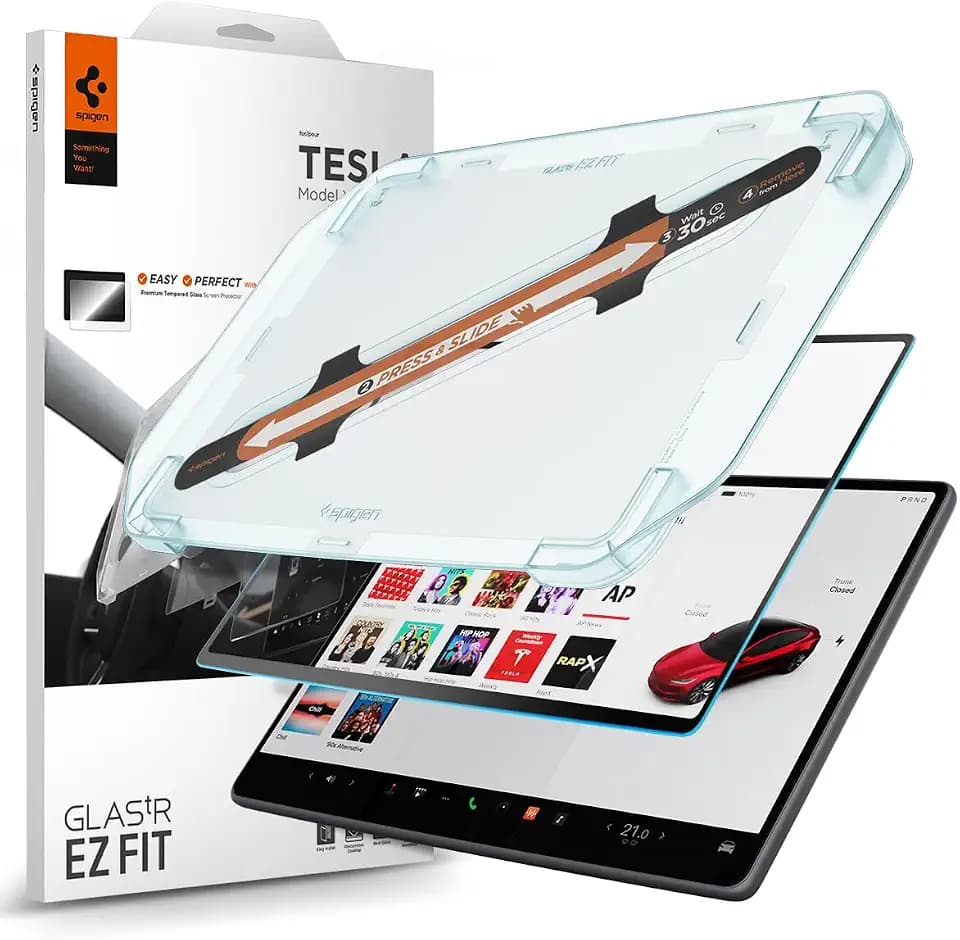 Spigen Screen Protector Anti-Glare for Model 3 (2024-26), Model Y (2025)