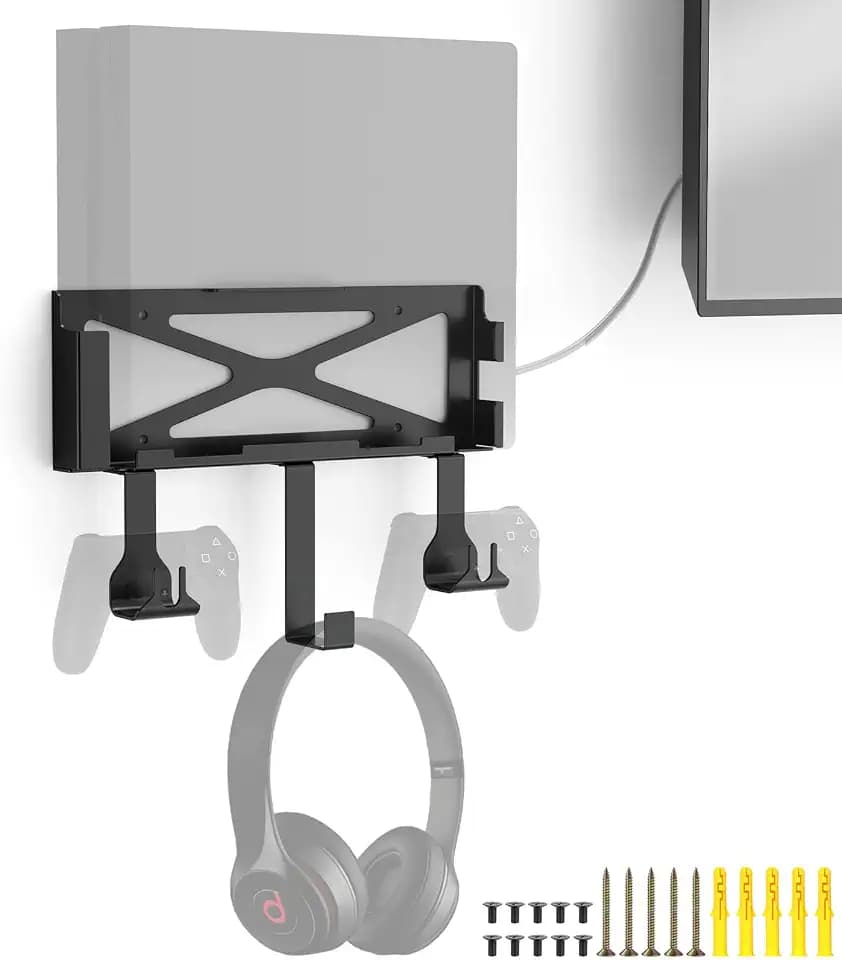 PS4 Original Console Wall Mount Bracket Kit(Old Model)