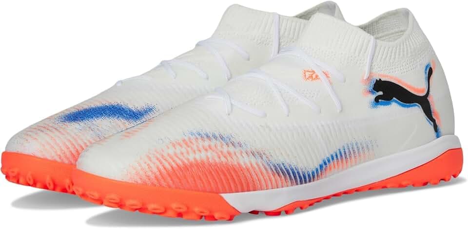 PUMA Mens Future 8 Match Turf Soccer Cleats - White