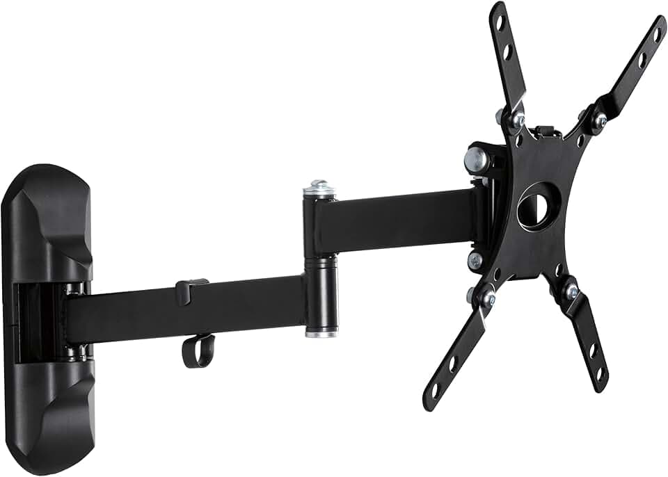 Philips SQM9222/00 - TV-Wandhalterung, Schwenkbar für 17-42 Zoll Fernseher, TV Halterung Max Gewicht 25kg, Einfache Installation, Drehbar bis zu 180°, Max. VESA 200 x 200 mm