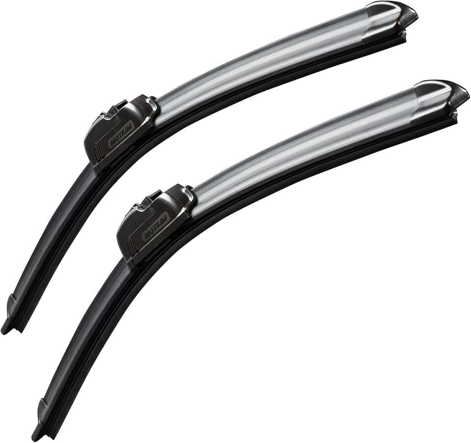 MOTIUM Windshield Wiper Blades 24"+21", All-Season, Set of 2