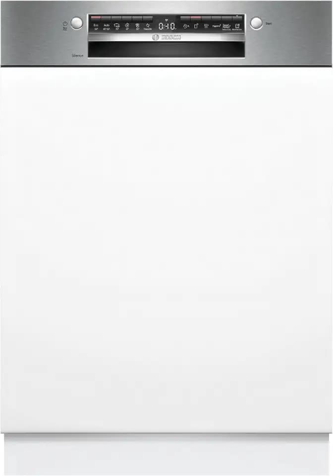 Bosch Serie 4 Teilintegrierter Geschirrspüler 60 cm Edelstahl SMI4HTS15E