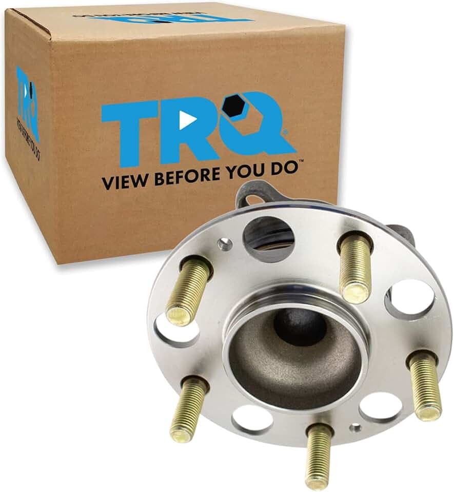 TRQ Rear Wheel Bearing & Hub Assembly with ABS Sensor
