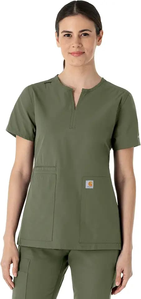 Carhartt Scrubs C12213 Women's Force® Modern Fit Notch Neck Tunic Top