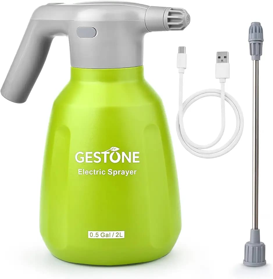 Electric Spray Bottle 1/2 Gallon Plant Mister with Spraying Rod