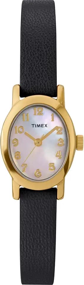 Timex Women's Cavatina Watch - TPearl Dial Gold-Tone Case