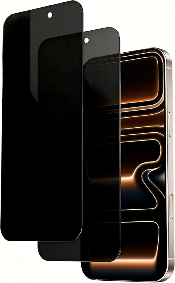 Juvraixo 2 Pack Privacy Screen Protector for iPhone 17 Pro Max