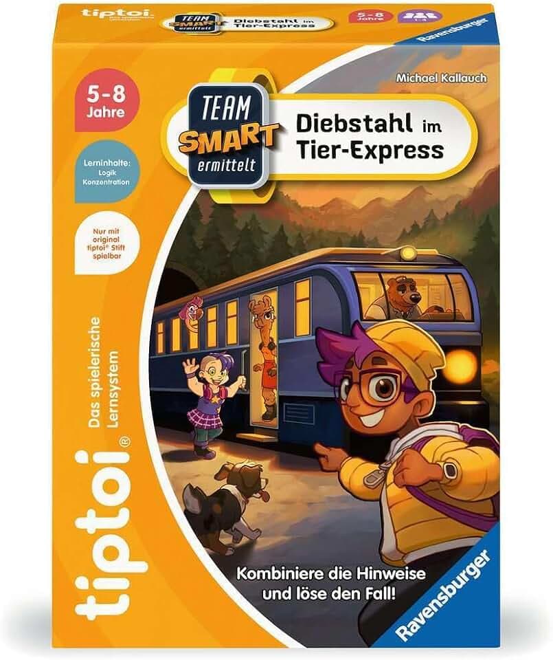 Ravensburger tiptoi Team SMART ermittelt: Diebstahl im Tier-Express