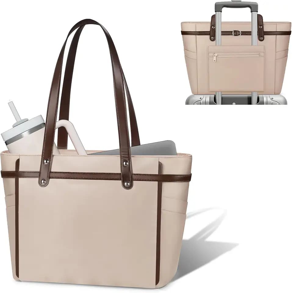 CTWWFS Tote Bag with Zipper, Work Tote Bag for Women, Teacher Nurse Bag