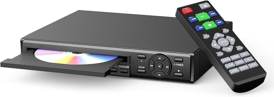 Desobry DVD Player for TV, HDMI 1080P, Region Free