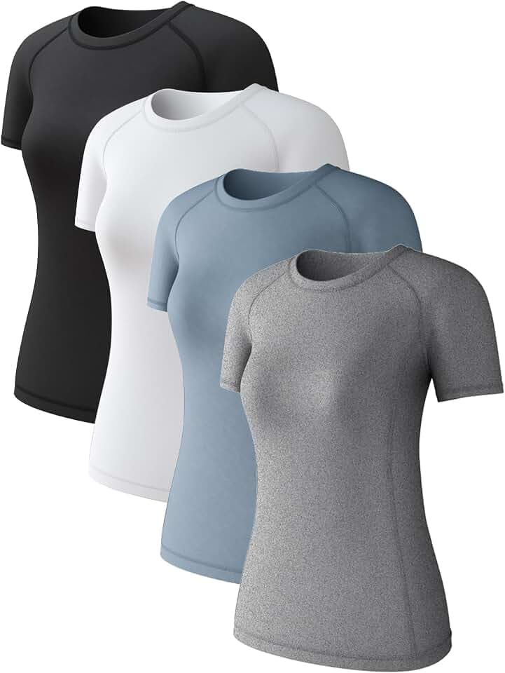 Womens Long Sleeve Compression Shirts Sun Protection Workout Underscrubs