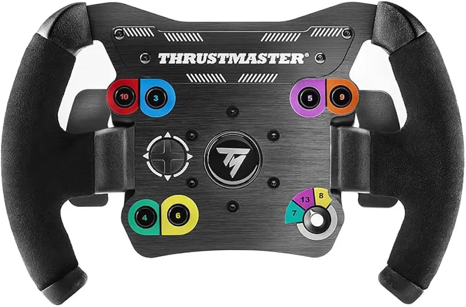 Thrustmaster TM Open Wheel Add-On - Hochleistungs-Lenkrad - PS5, XBOX & PC | Für GT und Einsitzer, ergonomisches Design, 6 Aktionstasten, Drehschalter, D-Pad, Schaltwippen aus Metall, langlebig