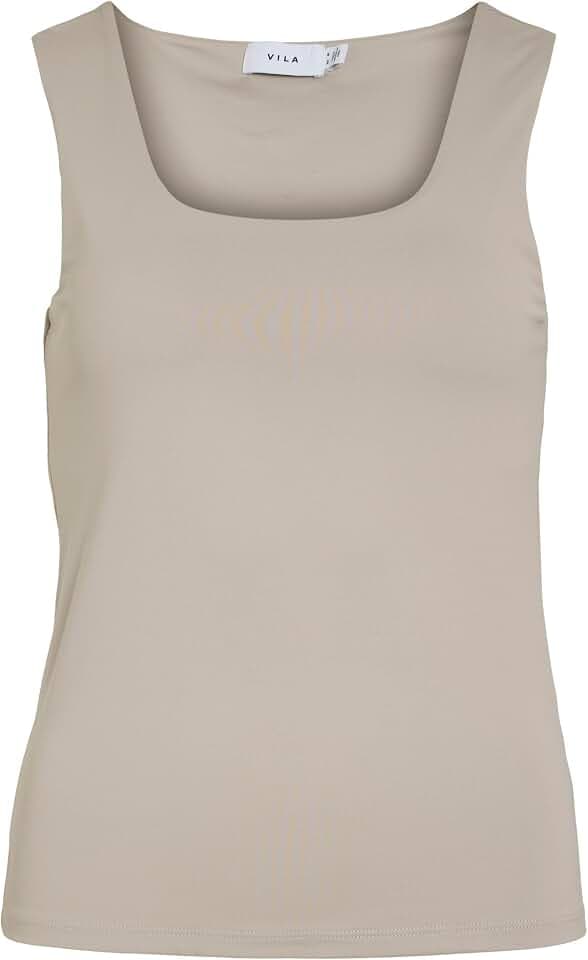 Vila Damen Vikenza U-Neck S/L Tank Top-Noos