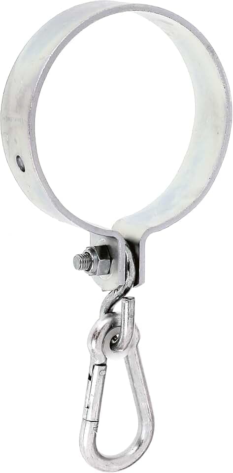 Alberts 207519 Schaukelschelle | für Rundholz | galvanisch verzinkt, dickschichtpassiviert | Schelle-Ø 120 mm