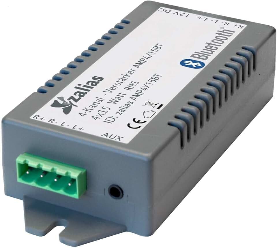 Lyndahl Bluetooth 4-Kanal + AUX Verstärker AMP4X15BT