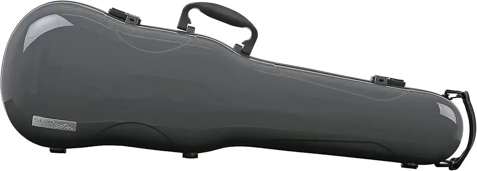 GEWA AIR 1.7 Violinformetui grau hochglanz, Made in Germany, mit Seitengriff