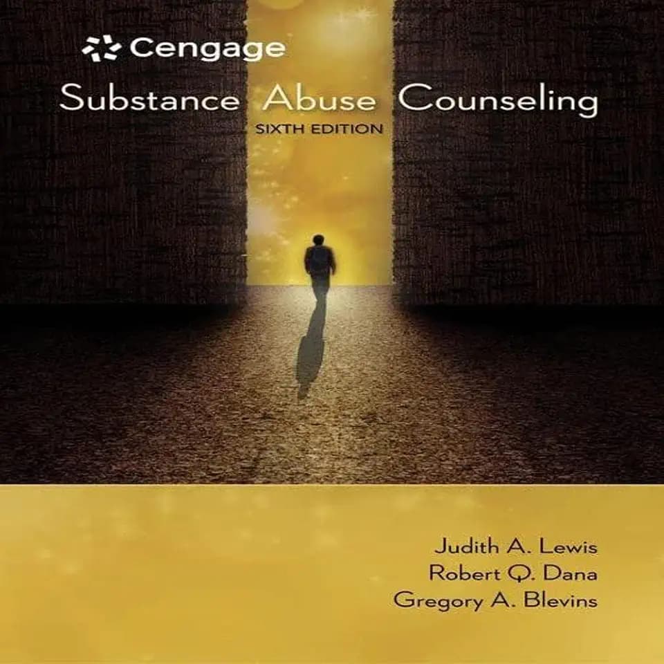 Substance Abuse Counseling (MindTap Course List)