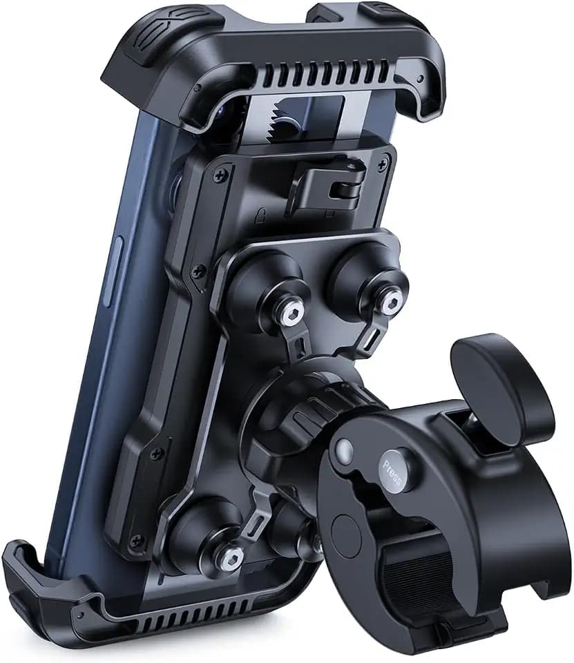 Lamicall Motorrad Handyhalterung, Handyhalter Fahrrad Vibrationsgedämpft