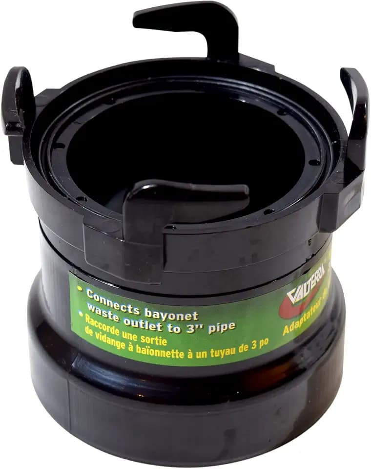 Valterra T1028 Rotating Rigid Pipe Adapter - 3" Hub x Bayonet Hooks