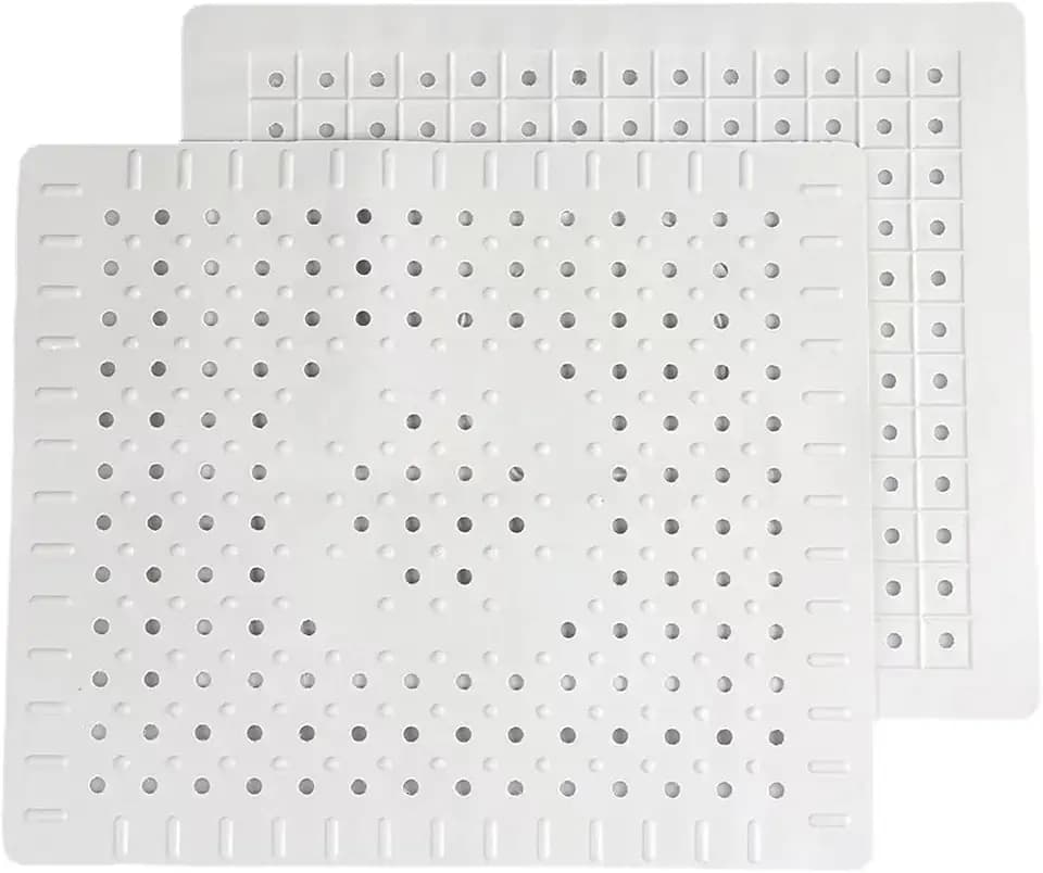 2 Pack Sink Protectors for Bottom of Kitchen Sink, White