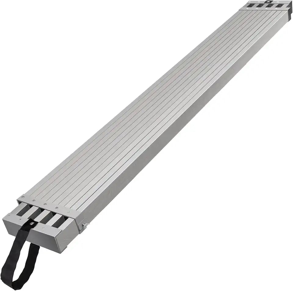 VEVOR Aluminum Telescoping Work Plank, 8-13FT, 500lbs Capacity, 12.5 inch Width, Scaffold Ladder Accessory