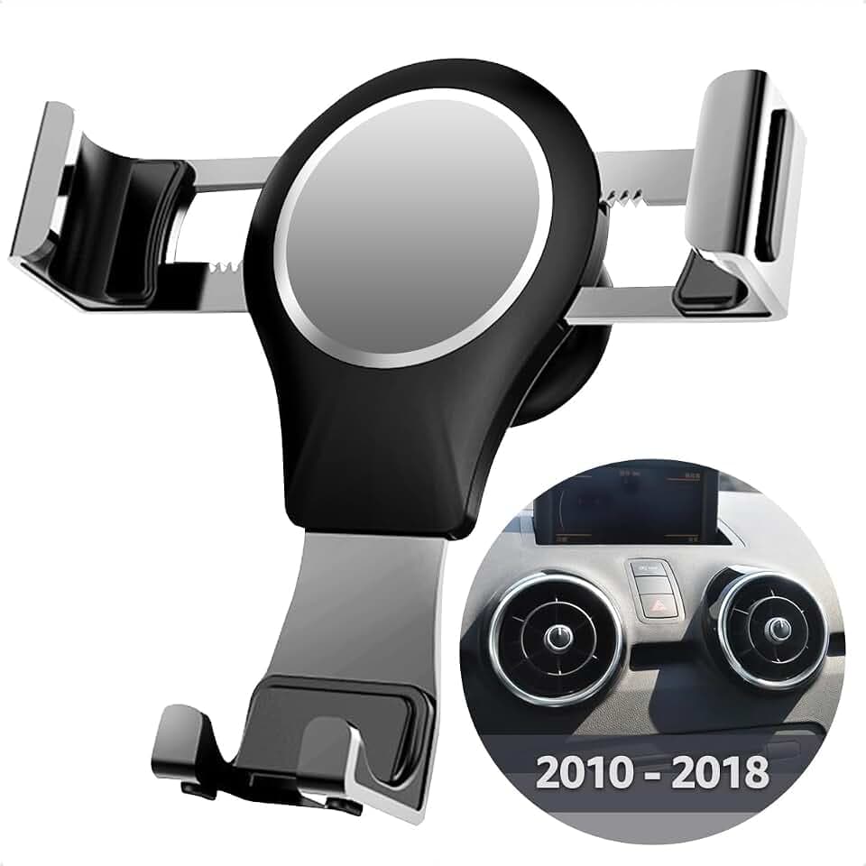 Handyhalterung für A1 8X, Handy Halter 2010 2011 2012 2013 2014 2015 2016 2017 2018 Sportback Zubehör Accessories Gravity Auto Lock Stabil Phone Holder
