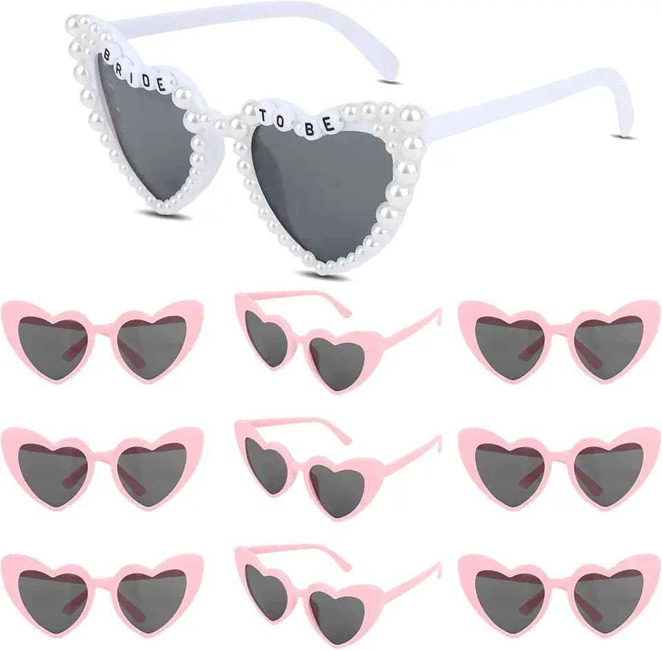 10 PCS Bride to Be Sunglasses Bachelorette Sunglasses Bulk