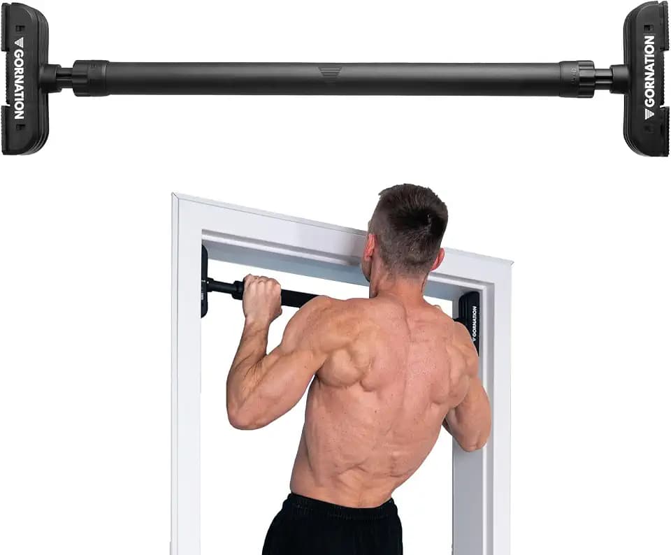 GORNATION Klimmzugstange für Türrahmen, Reckstange für Ganzkörpertraining