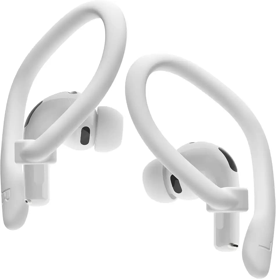 Ear Hooks for AirPods Pro 3 & AirPods 5 & AirPods 4 DamonLight 2 Pairs Airpod Ear Hook, Anti-Slip Comfortable Fit, Ergonomic Design, AirPods Pro 3 Accessories [US Patent Registered] (Medium)