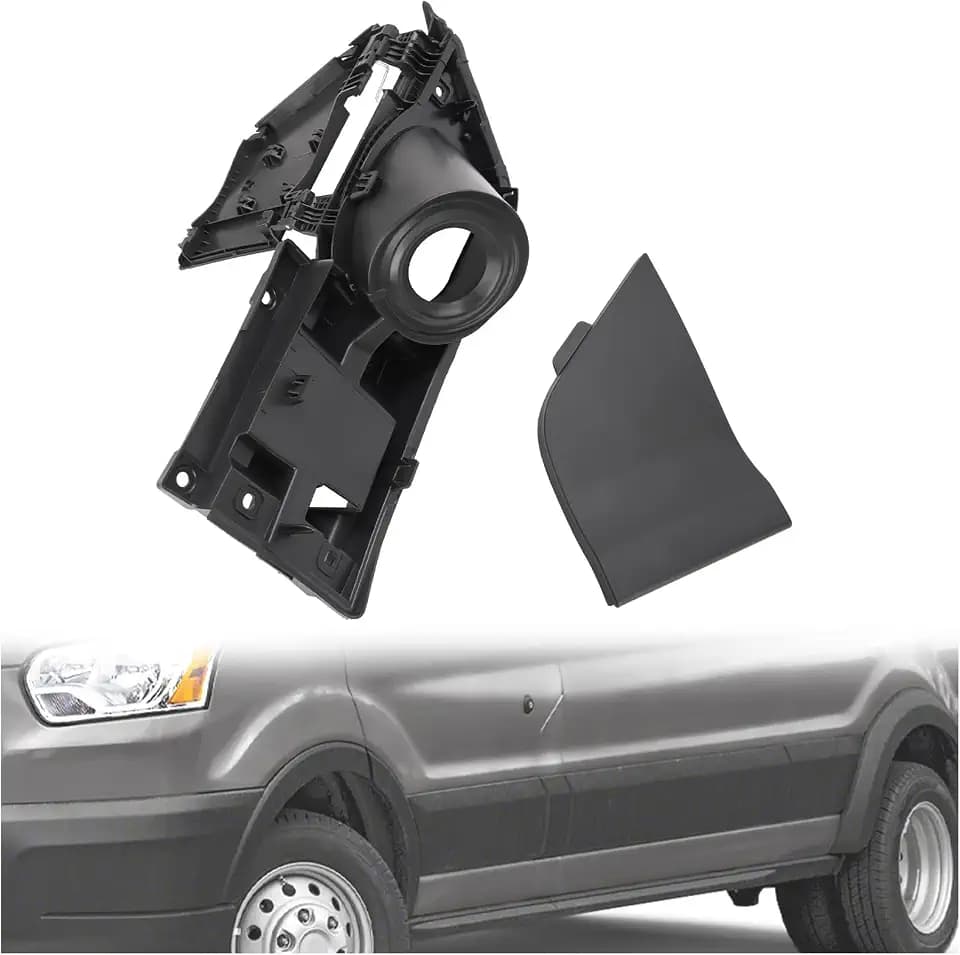 KUAFU Fuel Filler Door Housing Pocket Hinge Door Compatible with Transit