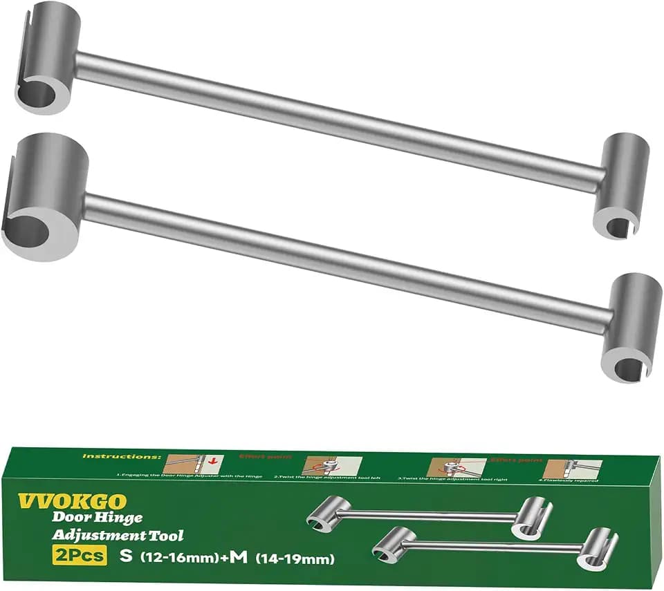VVOKGO Door Hinge Adjustment Tool, Flag Hinges Gap Adjusting Wrench