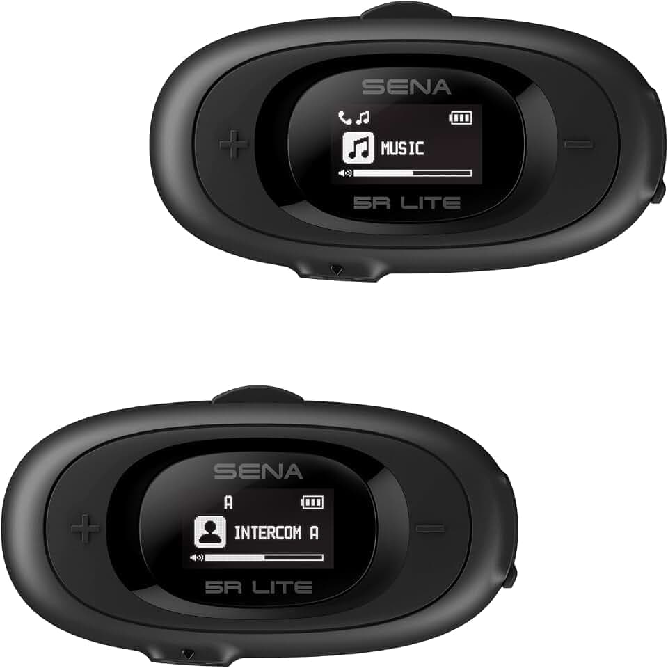 Sena 5R LITE Zwei-Wege-HD-Motorrad-Bluetooth-Headset, Doppelpack