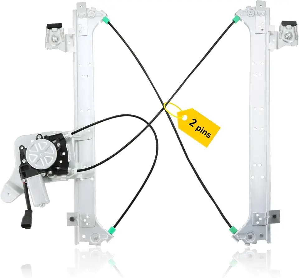Power Window Regulator w/Motor Fit for Silverado Sierra 1500, Rear Right