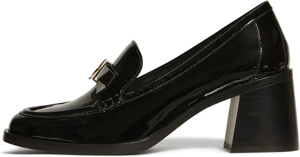 kate spade new york Deco Bow Patent Leather Heeled Loafers