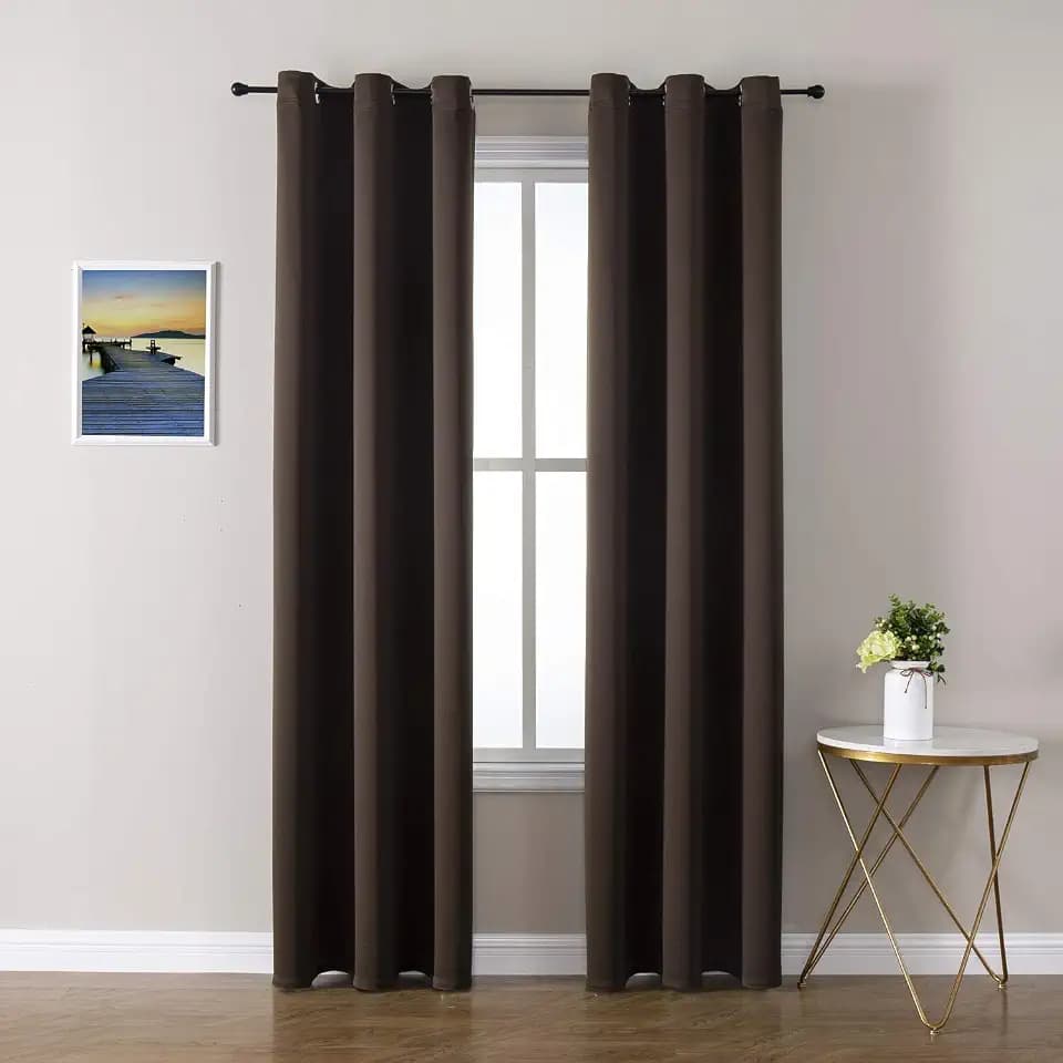ChrisDowa Blackout Curtains for Bedroom and Living Room 84 Inches Long