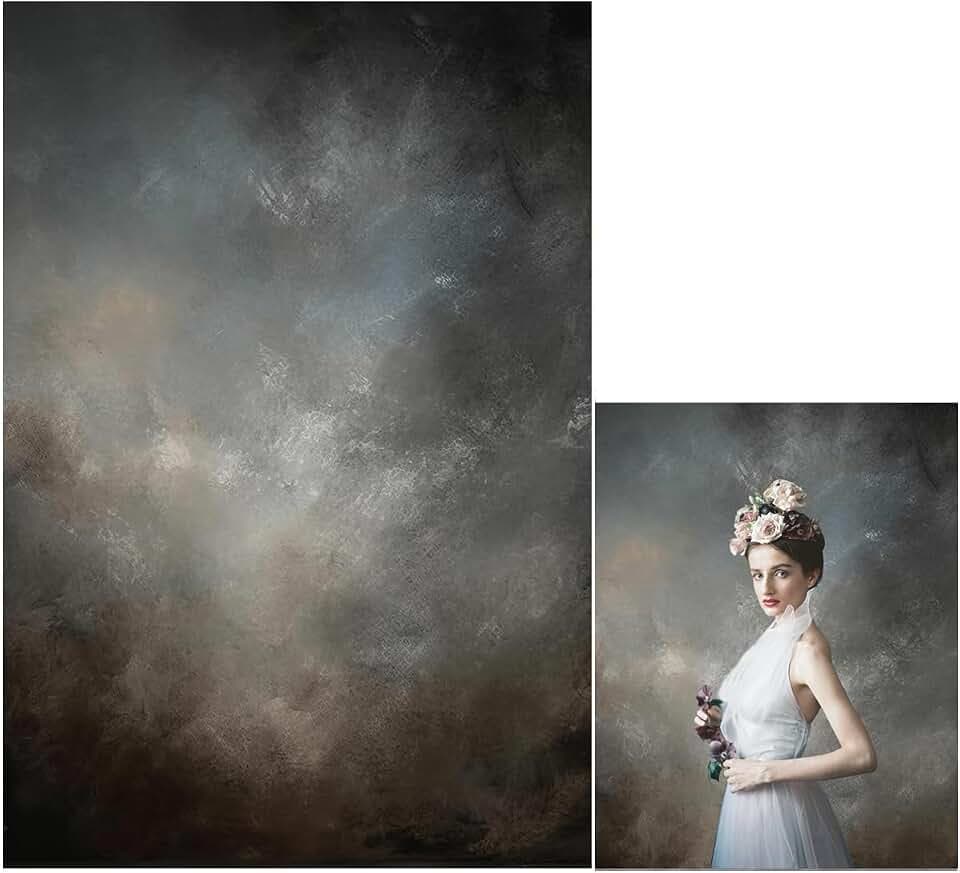 5x7ft Fabric Abstract Backdrop for Photography Vintage Portrait Old Master Background for Studio Prop