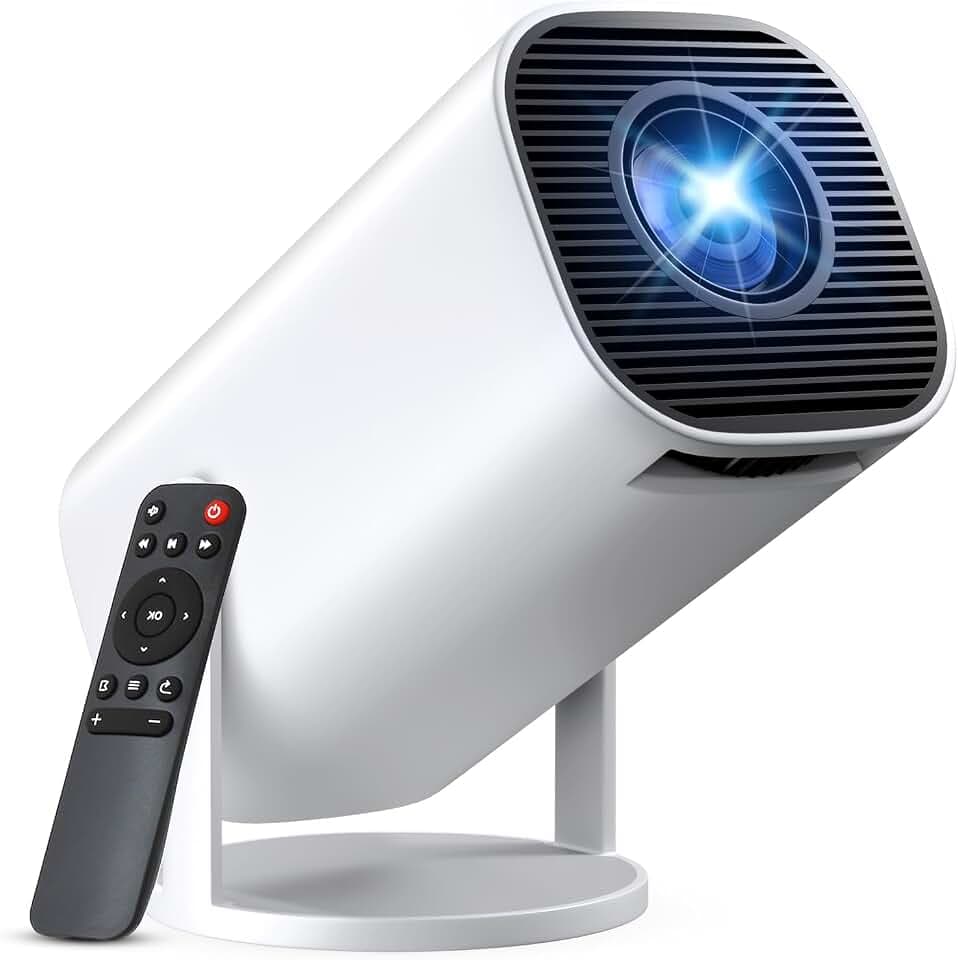 Mini Beamer 4K/1080P Unterstützt Android 14, Smart Kurzdistanz Beamer